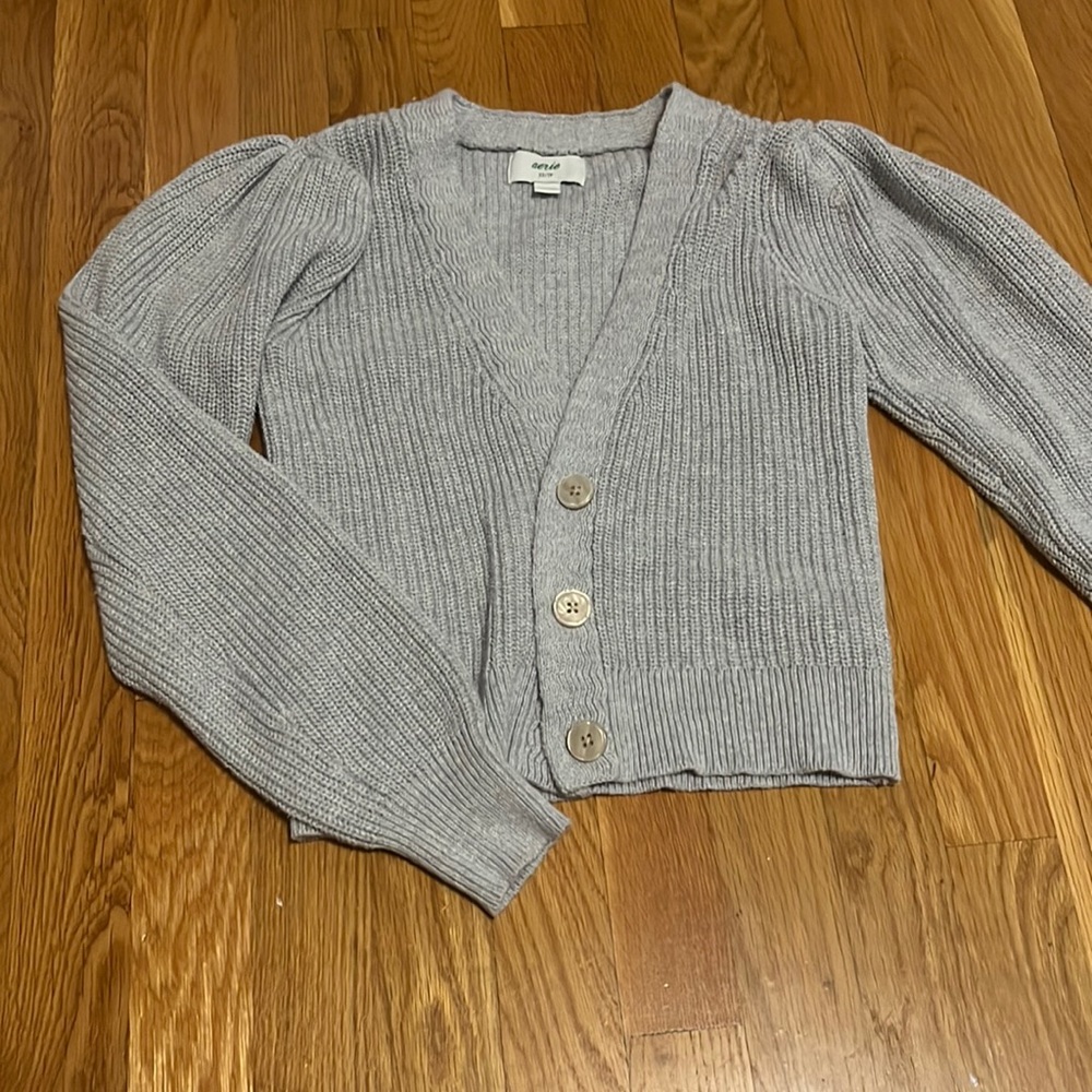 aerie knit cardigan with buttons